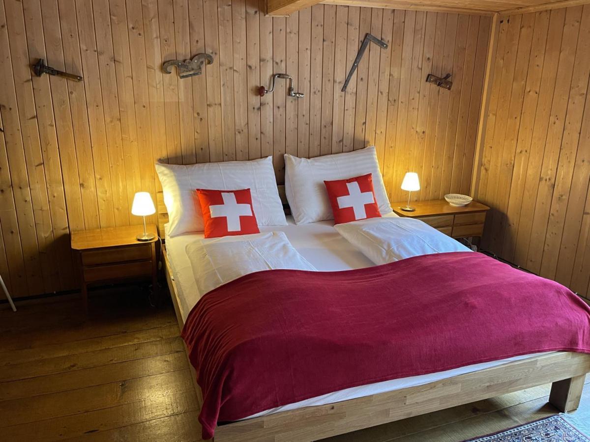 Swisshut Stunning Views Alps Lake - Chalet Erli Därligen 외부 사진
