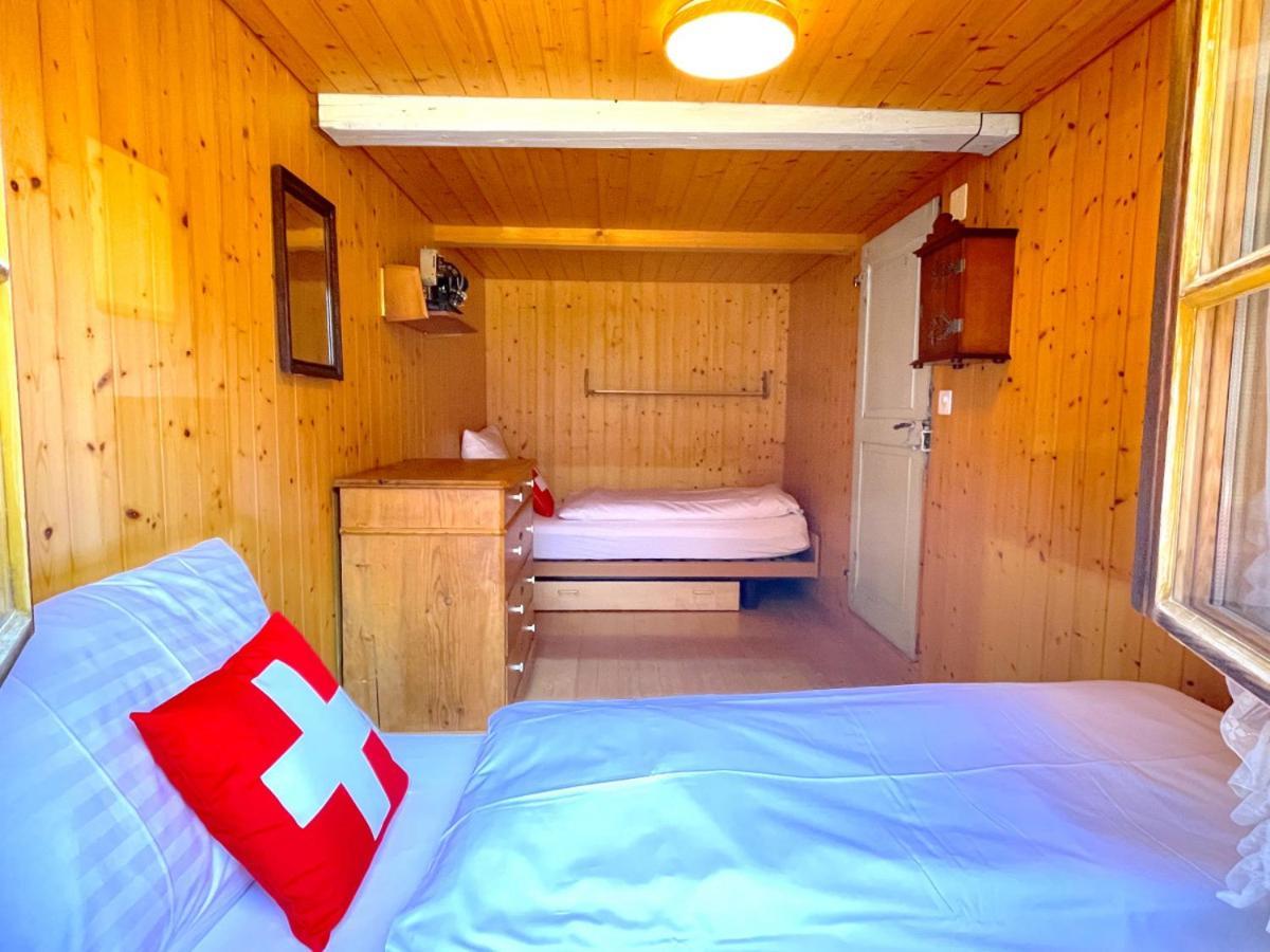 Swisshut Stunning Views Alps Lake - Chalet Erli Därligen 외부 사진